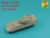 Aber R-44 Zestaw 2 anten VHF pojazdów NATO / Set of 2 NATO antennas with mount bases 1/35